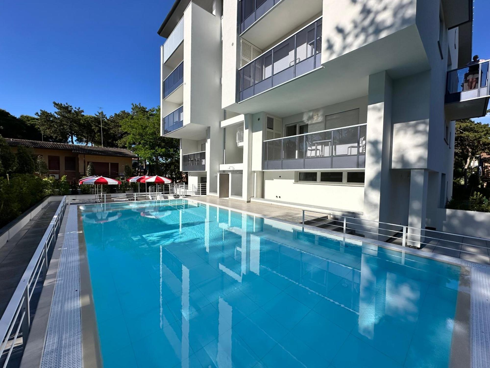 Nuovo Condominio Con Piscina E Garage Bibione Ngoại thất bức ảnh